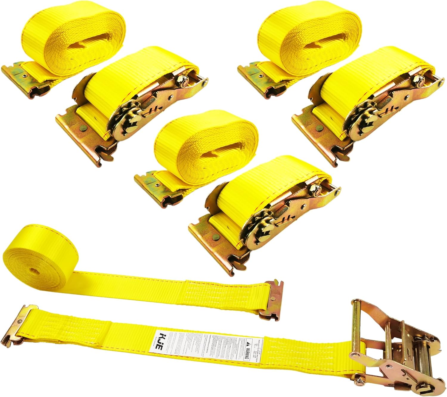 Ratchet Strap 4-Pack 2 Inch Truck Bed Tie-Downs 3300lb | TruckBedShop